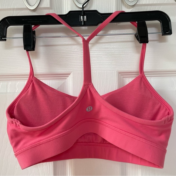 Lululemon Flow Y Bra Nulu, Size 8, Guava Pink - Picture 5 of 7